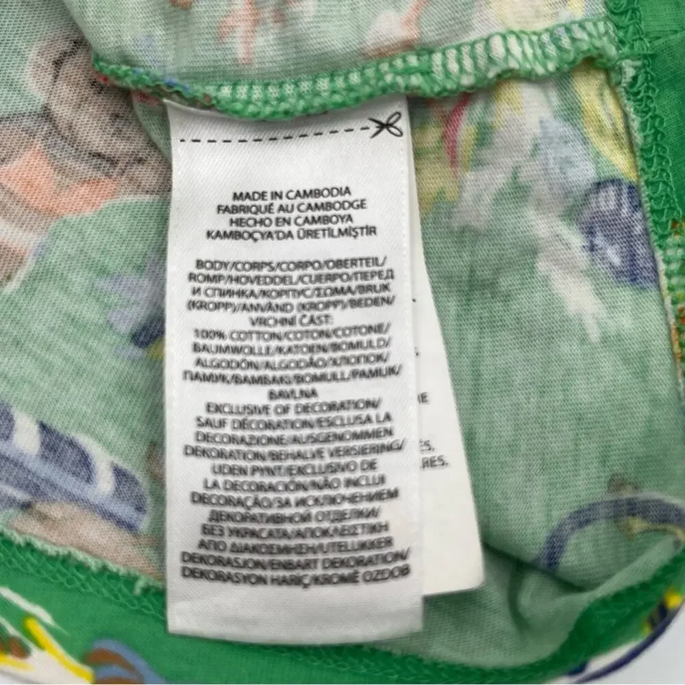 Ralph Lauren Green Ocean Adventure Baby Tee 12 Months
